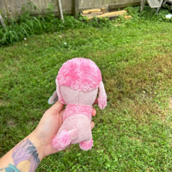 Ty Beanie Boos PRINCESS the 6" Pink Poodle Dog Stuffed Plush Toy RETIRED - Picture 3 of 9
